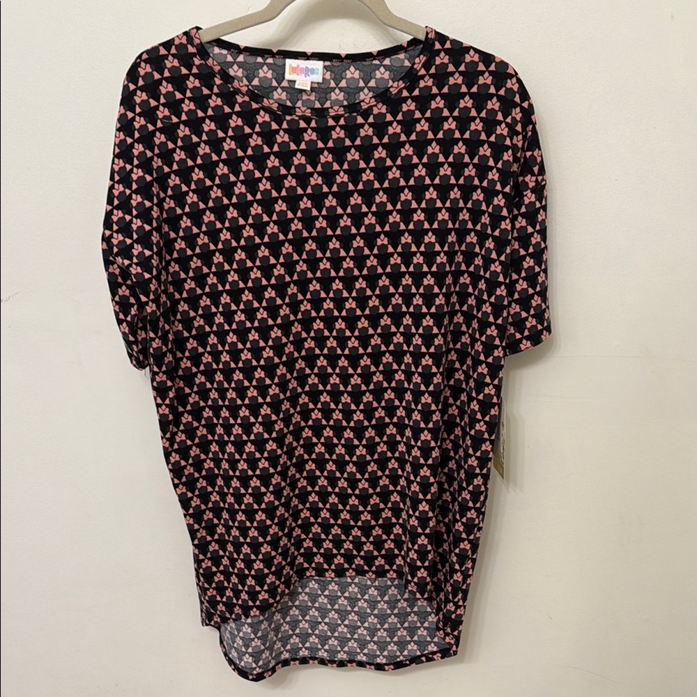 LuLaRoe Disney Minnie Mouse Bow Irma Top